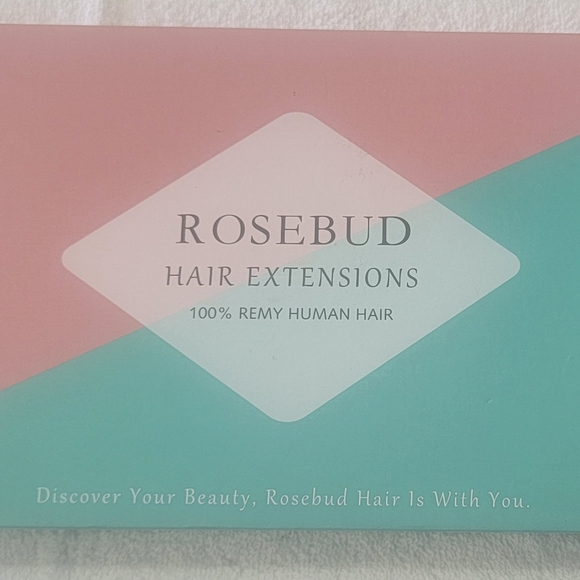 Rosebud Hair Extensions. New. Human Hair - Picture 2 of 6